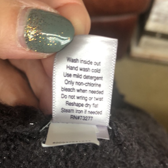 Jennifer Lopez gray asymmetrical cardigan size Small - Picture 10 of 10